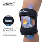 Cho-Pat Dual Action Knee Strap. Black