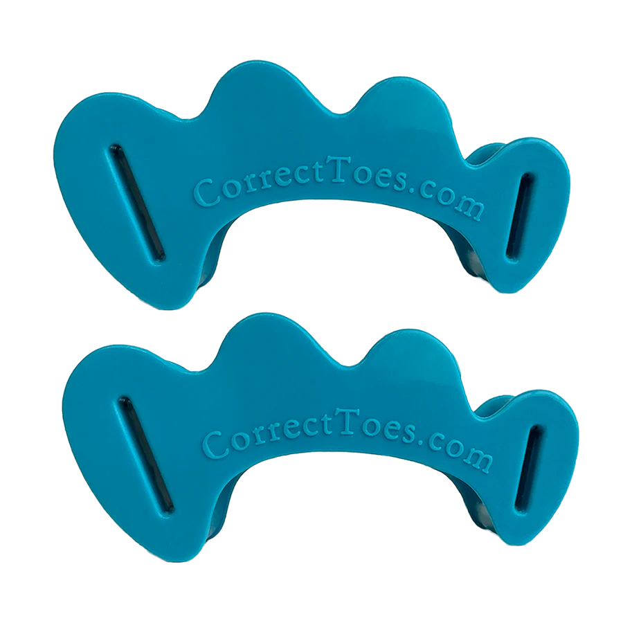Correct Toes. Aqua.