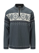 Dale of Norway Blyfjell Sweater, unisex, Steel/Off White/Navy – front product view