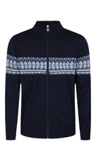 Dale of Norway Hovden Jacket, men’s, Navy/Off White/Blue Shadow – front product view