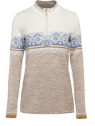 Dale of Norway Moritz Sweater, women’s, Sand/Off White/Blue Shadow – front product view