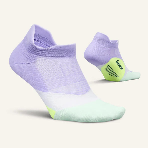 Feetures Elite Light Cushion no show. Purple/Green