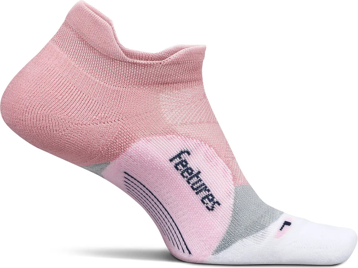 Feetures! Elite Light Cushion No Show Tab — Pink Orchard