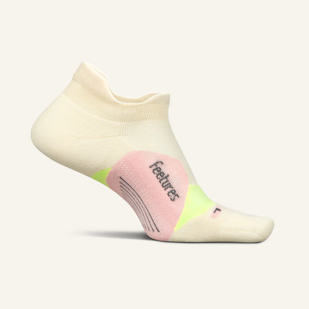 Feetures! Elite Light Cushion No Show Tab — Sandy Melon