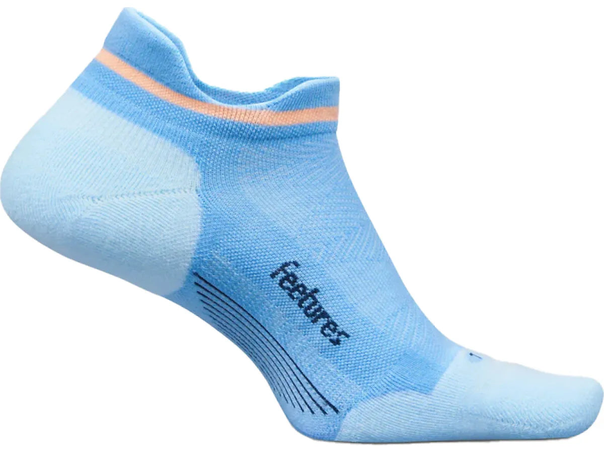 Feetures! Elite Max Cushion No Show Tab — Blue Burst
