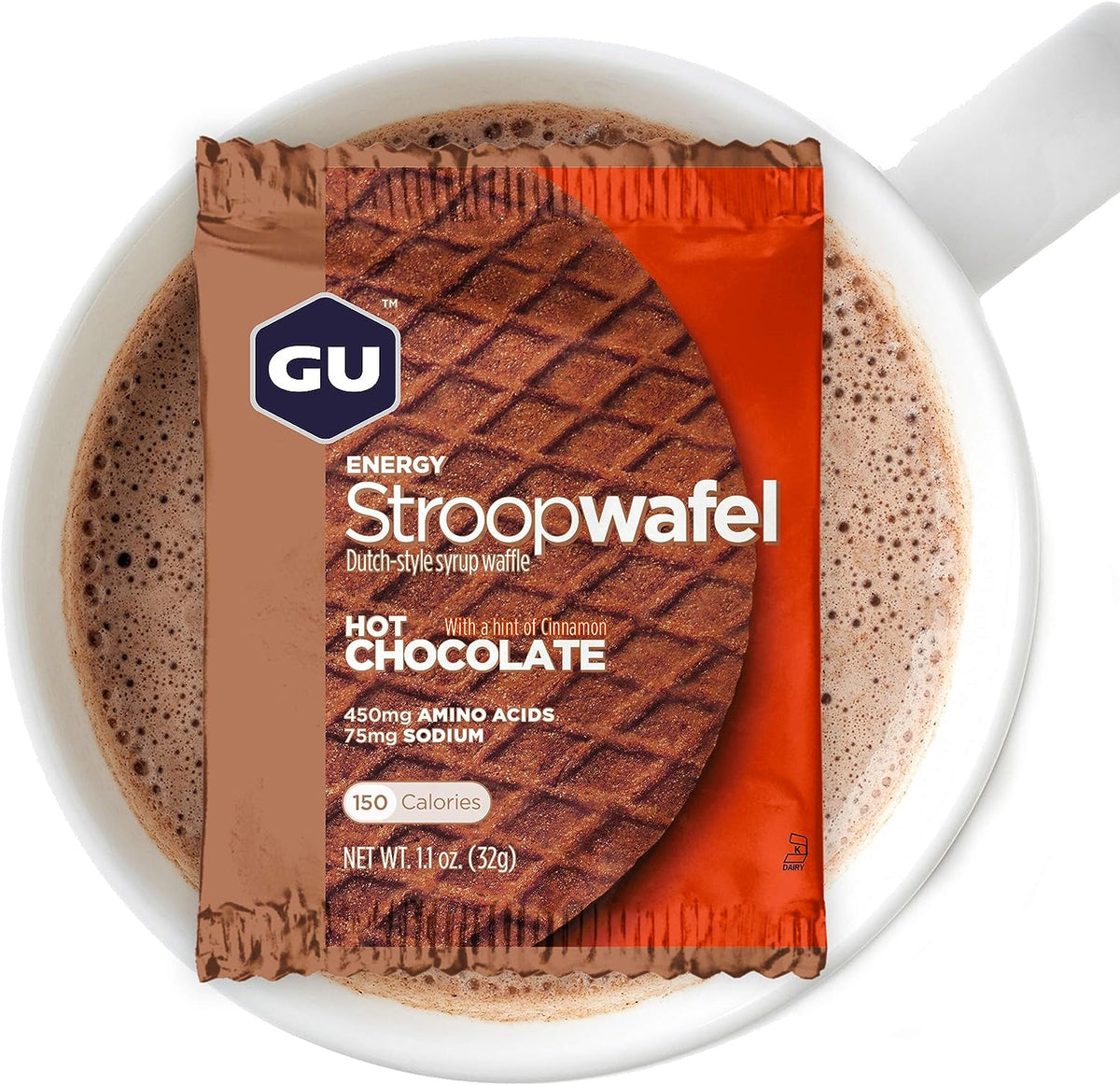 GU Stroopwafel in Hot Chocolate flavor