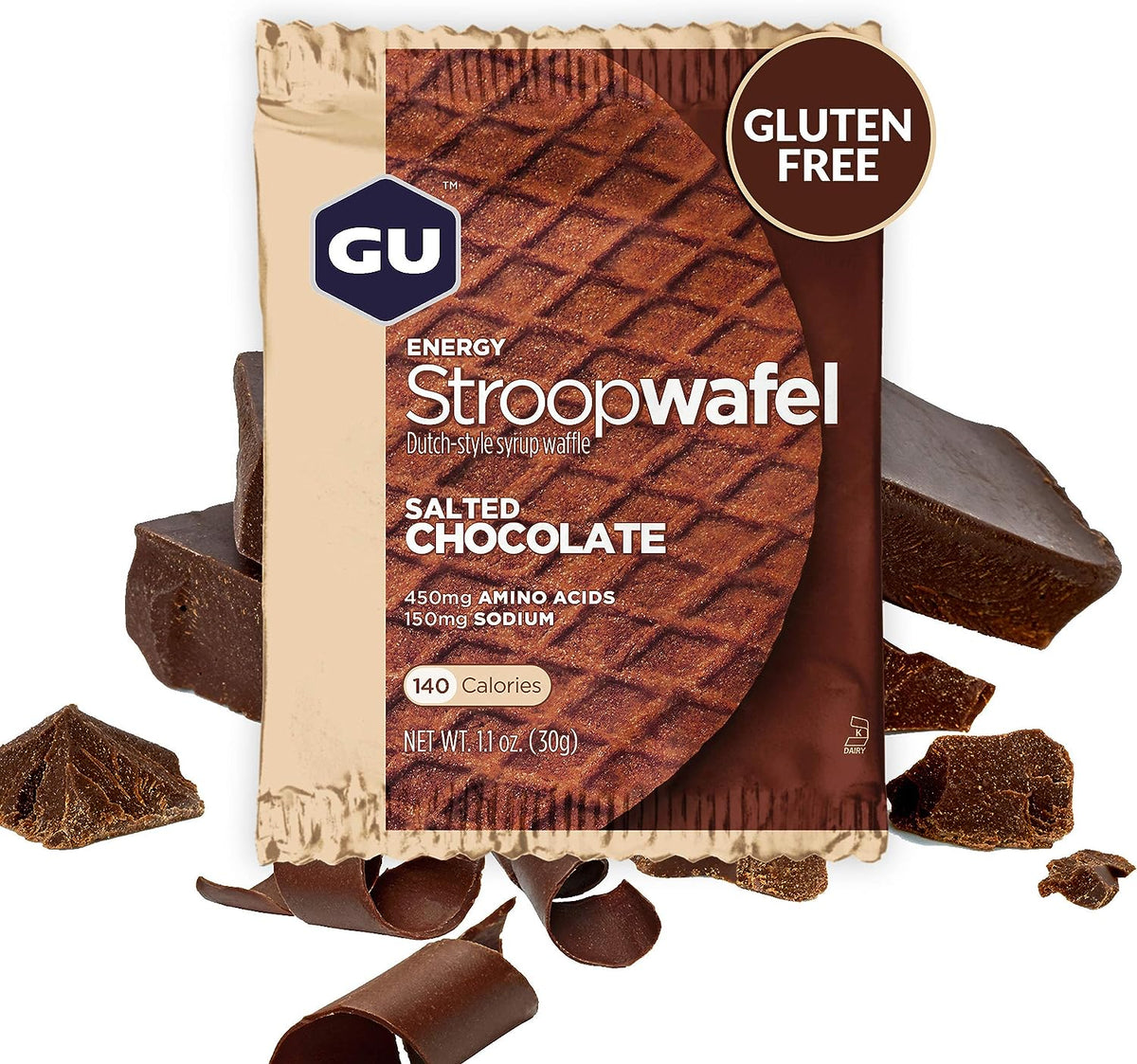 GU Stroopwafel. Salted Chocolate.