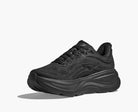Men's HOKA Bondi 9 in Black/Black — lateral view.