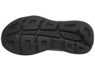 Women's HOKA Bondi 9 in Black/Black — outsole view.