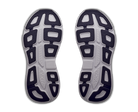 Women's HOKA Bondi 9 in Black/Neon Dragonfruit — outsole view.