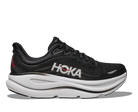 Men's HOKA Bondi 9 in Black/Vermillion — alternate lateral view.