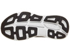 Women's HOKA Bondi 9 in Black/White — outsole view.