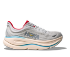 Women's HOKA Bondi 9 in Cosmic Grey/Stardust — alternate lateral view.