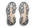 Women's HOKA Bondi 9 in Cosmic Grey/Stardust — outsole view.