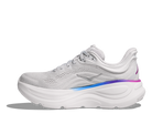 Women's HOKA Bondi 9 in Cosmic Grey/White — medial view.