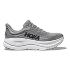 Men's HOKA Bondi 9 in Galactic Grey/Stellar Grey — lateral view.