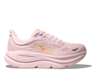 Women's HOKA Bondi 9 in Lilac Cream/Tangerine Glow — alternate lateral view.