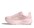 Women's HOKA Bondi 9 in Lilac Cream/Tangerine Glow — medial view.