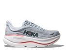 Women's HOKA Bondi 9 in Mineral Blue/Washed Blue — alternate lateral view.