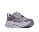 Women's HOKA Bondi 9 in Purple Fog/Mellow Lilac — lateral view.