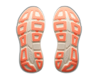 Women's HOKA Bondi 9 in Riverrock Grey/Mineral Ore — outsole view.