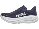 Men's HOKA Bondi 9 in Varsity Navy/White — alternate lateral view.