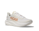 Women's HOKA Mach 7 in Frost/Rose Gold, lateral view.
