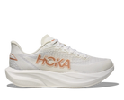 Women's HOKA Mach 7 in Frost/Rose Gold, side view.