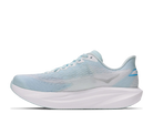 Women's Hoka Mach 7 in Glimmering Blue/Frost, medial side view.
