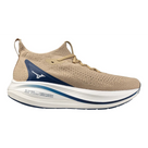 Men's Mizuno Neo Vista 2 in Pale Khaki/White, lateral view.