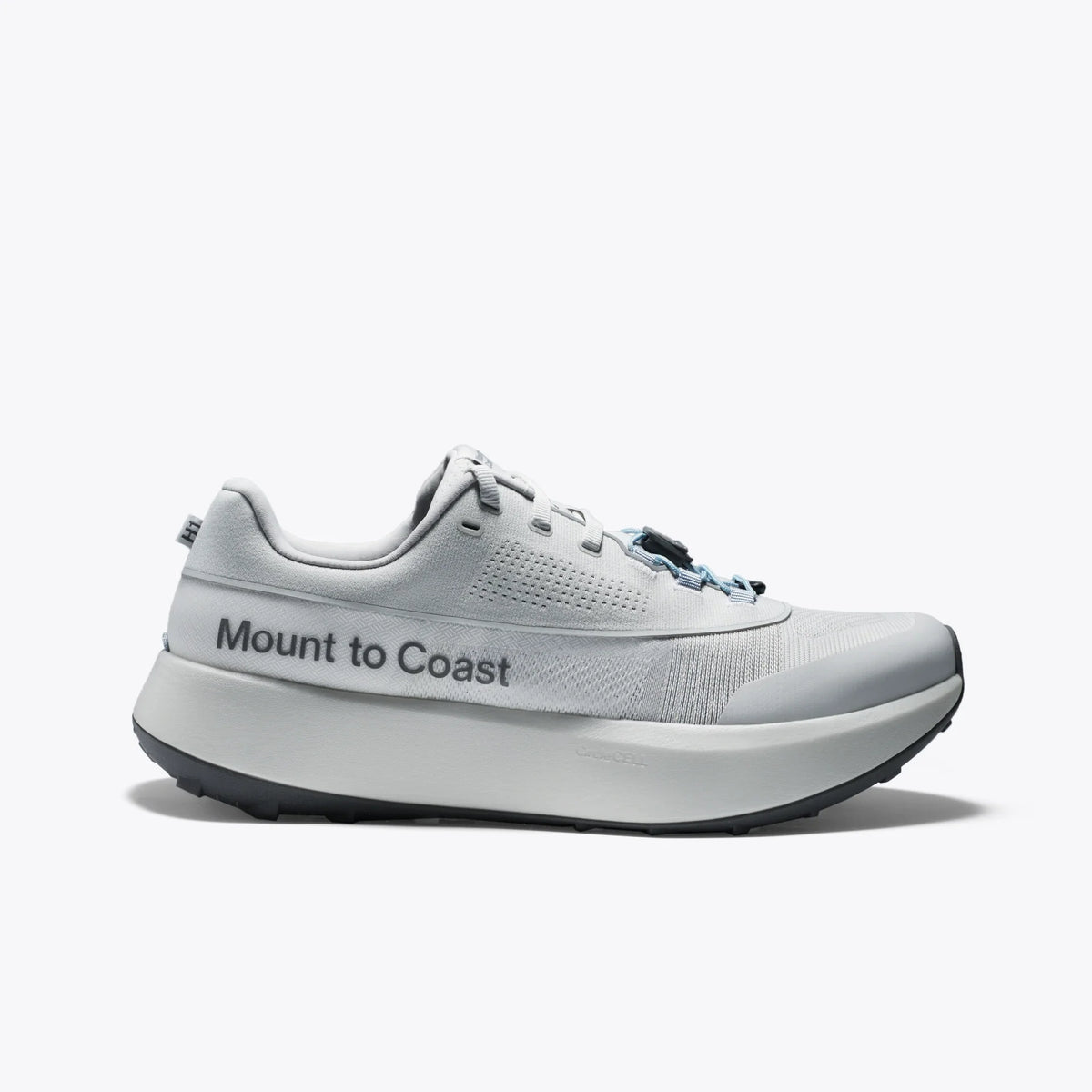 Men's Mount to Coast H1 in White Sands, lateral side view.