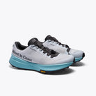 Pair of women's Mount to Coast T1 shoes in Snow Line, three-quarter view.