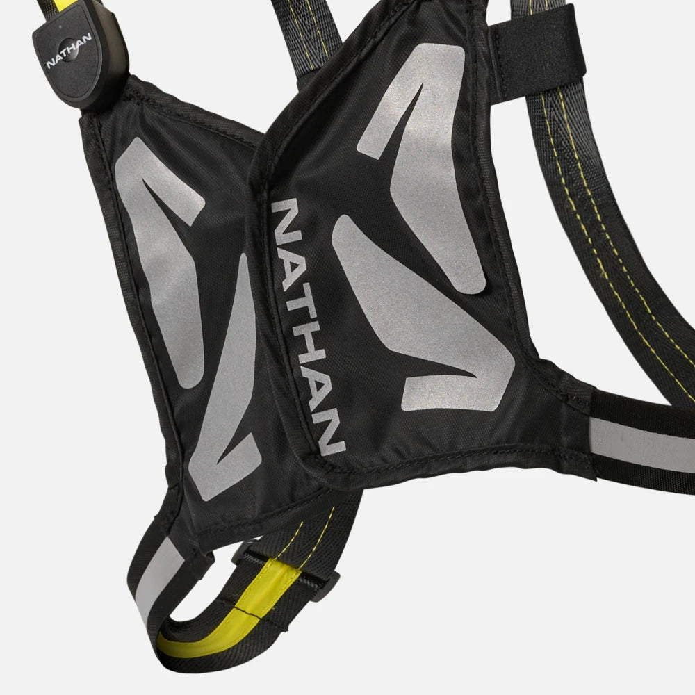 Nathan Laser Light Web Vest RX 2.0 illuminated LED thread feature