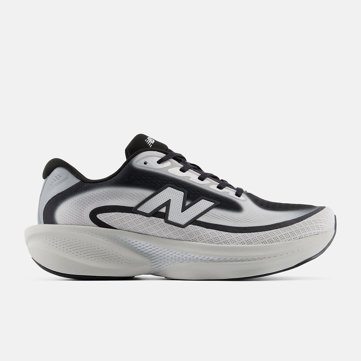 Men's New Balance Fresh Foam X Ellipse v1 in Black/Grey Matter, lateral view