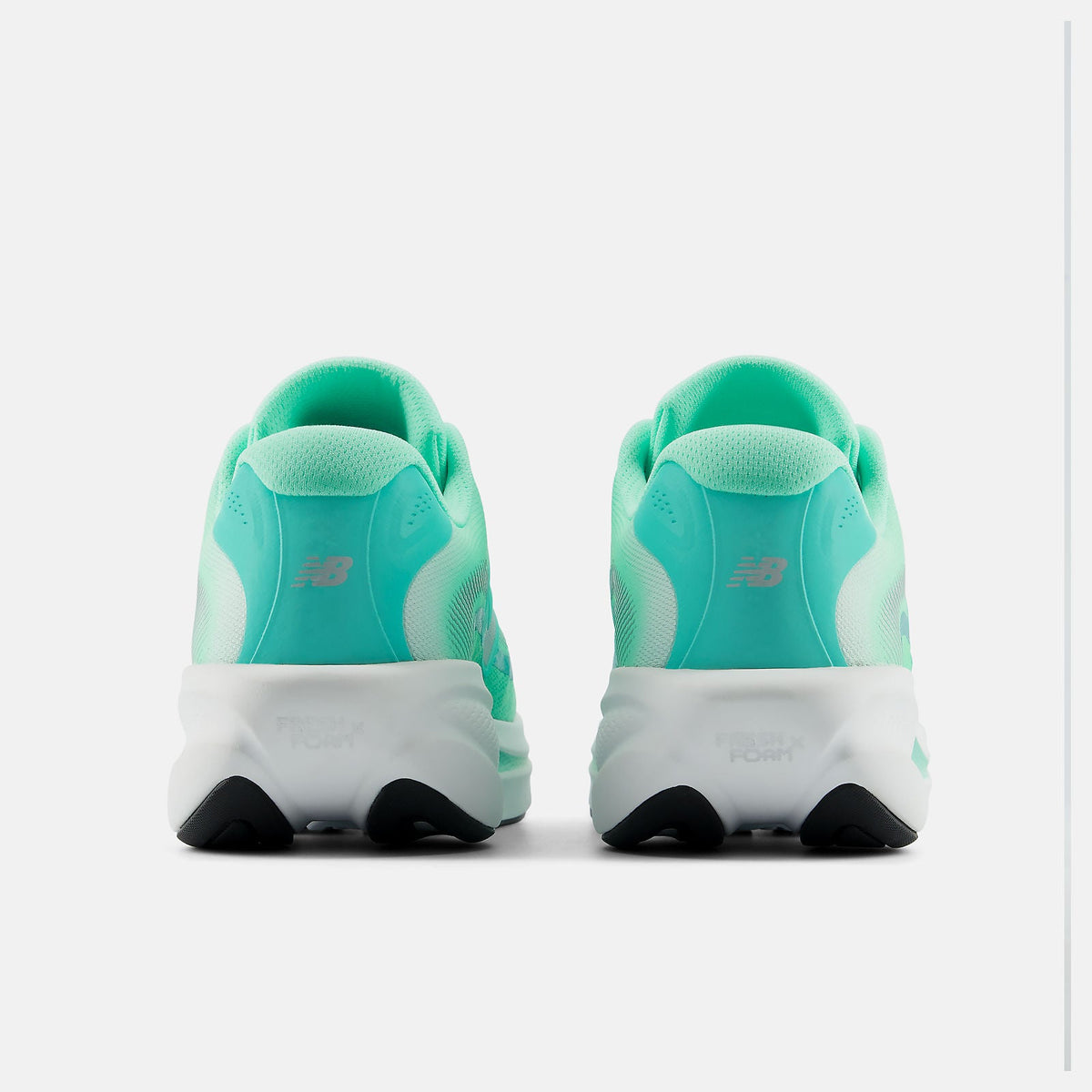 Women's New Balance Fresh Foam X Ellipse v1 in Bright Mint, rear view