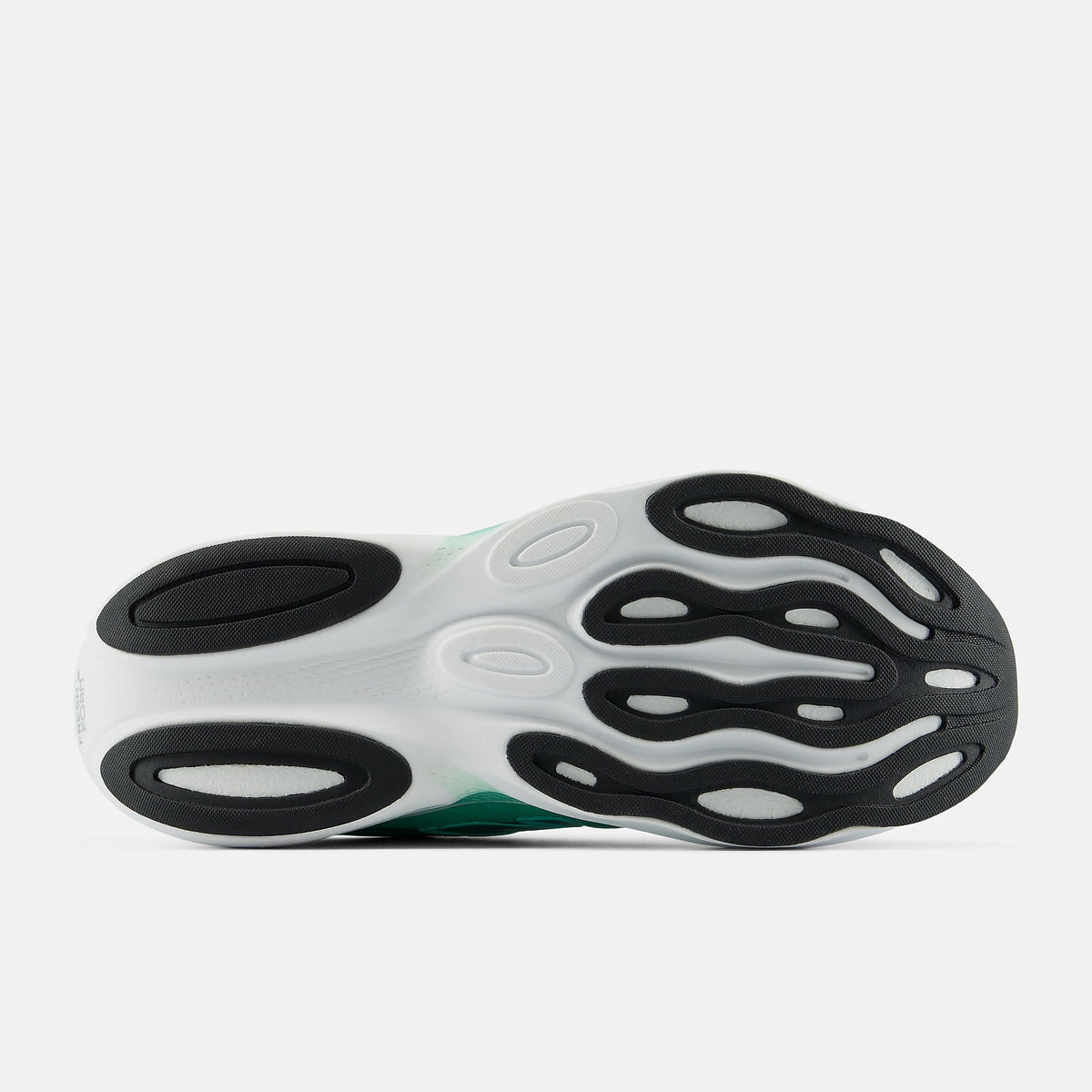 Women's New Balance Fresh Foam X Ellipse v1 in Bright Mint, outsole view