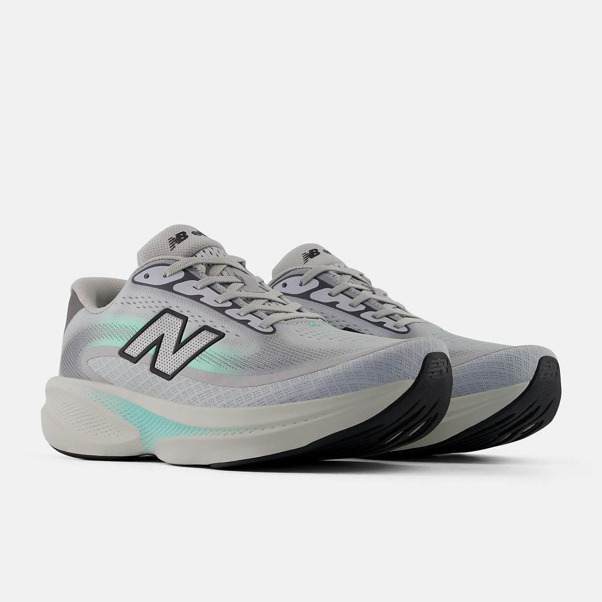 Men's New Balance Fresh Foam X Ellipse v1 in Raincloud, three-quarter view