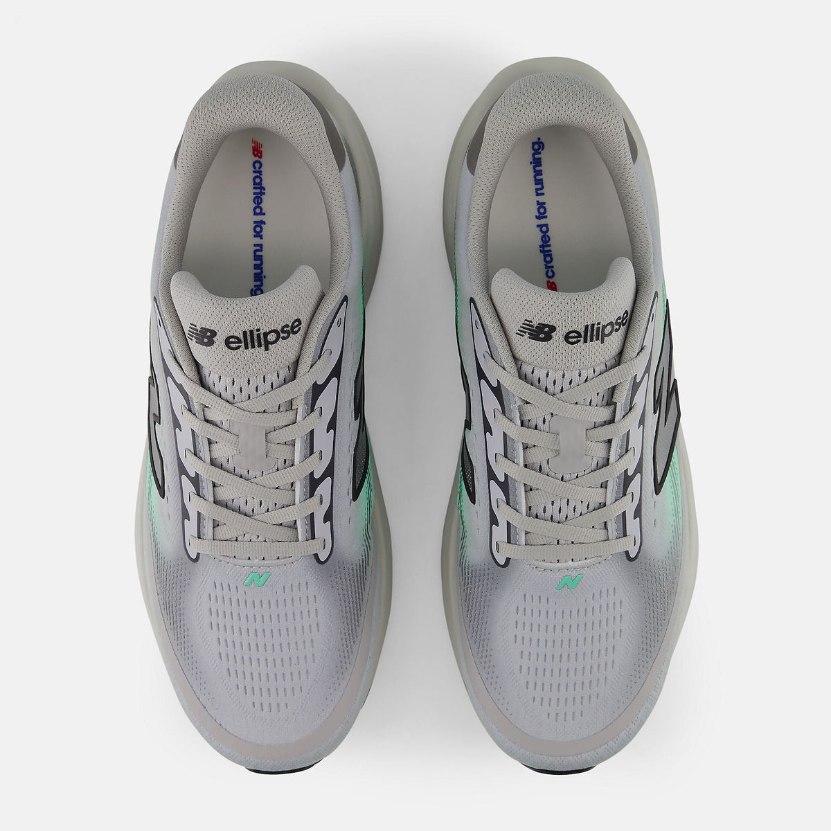 Men's New Balance Fresh Foam X Ellipse v1 in Raincloud, top view