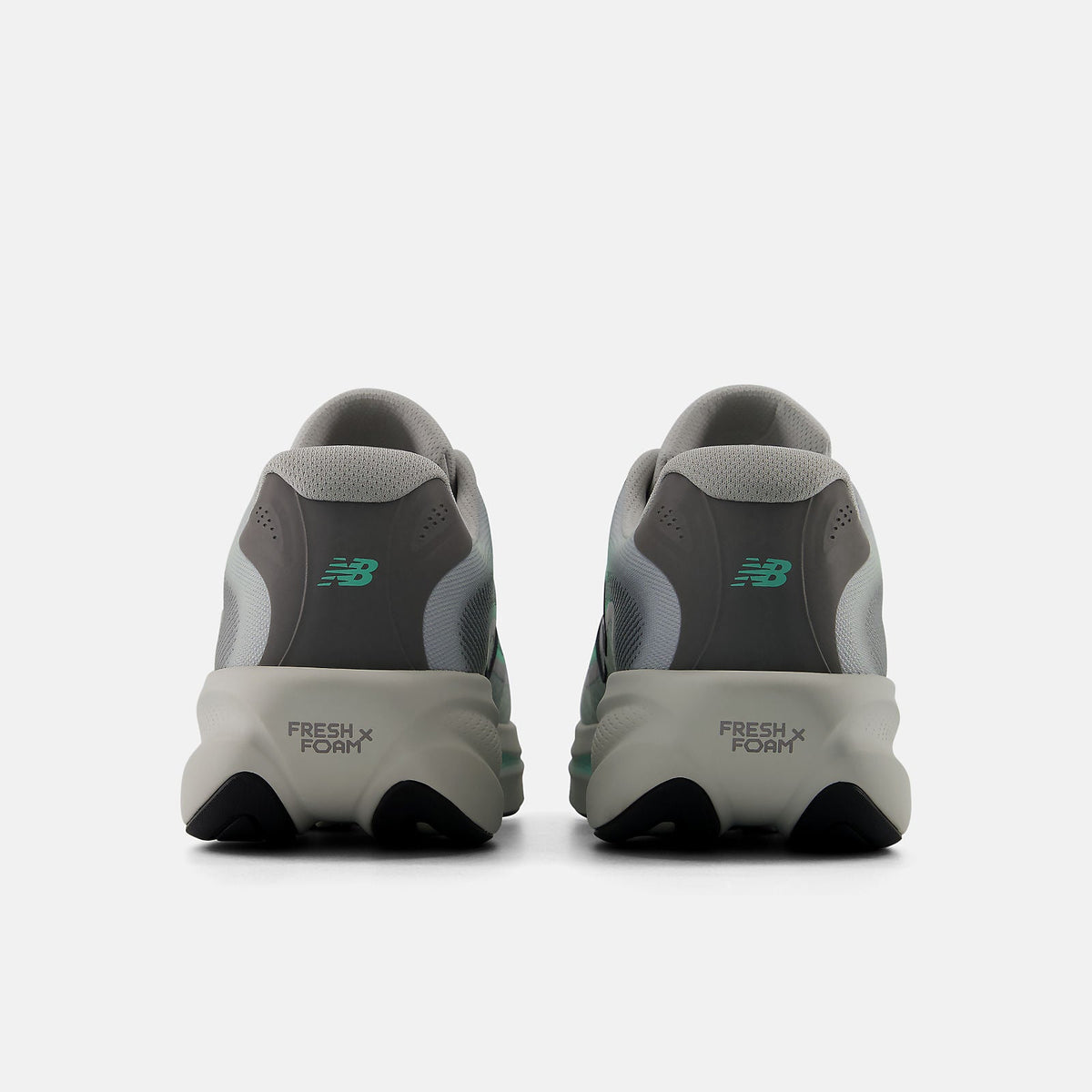 Men's New Balance Fresh Foam X Ellipse v1 in Raincloud, rear view