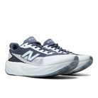 New Balance FuelCell Rebel v5 in Meteorite/White men's running shoe outsole view