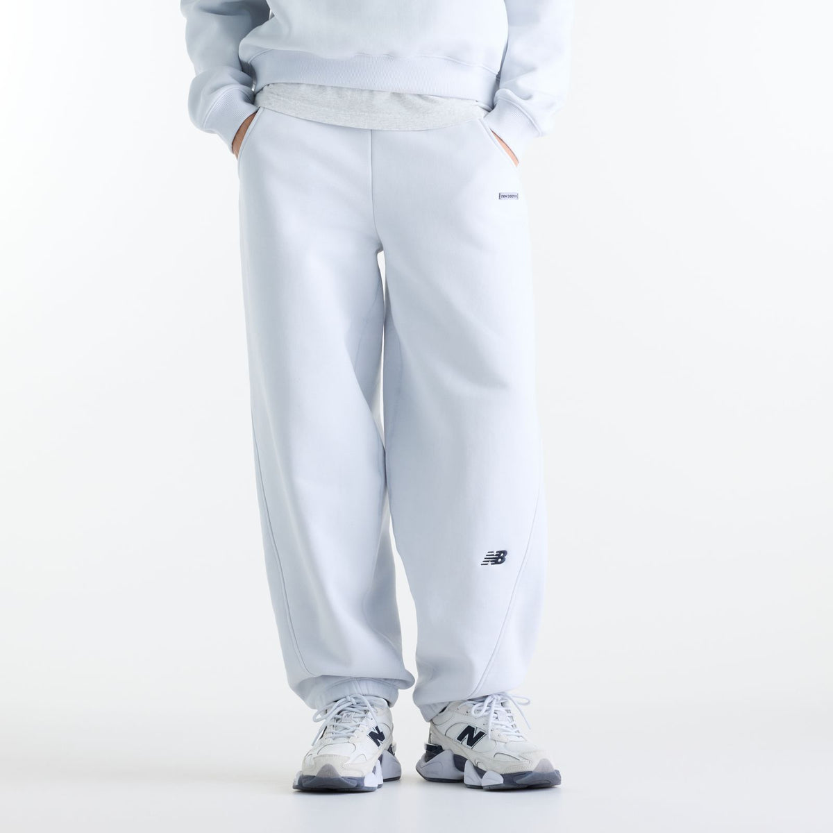 New Balance Sydney Levrone Athletics Crafted Pant in Fresh Air women's front view
