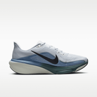 Nike Pegasus 42 men’s shoes in Pure Platinum/Dark Obsidian/Work Blue — opposite side profile.