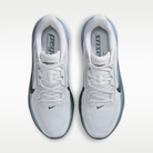 Nike Pegasus 42 men’s shoes in Pure Platinum/Dark Obsidian/Work Blue — top view of the pair.