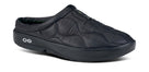 OOFOS OOcoozie Thermo Mule in Black women's recovery slipper main view
