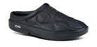 OOFOS OOcoozie Thermo Mule in Black women's recovery slipper main view