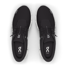 On Cloud 6 women’s shoes in Black/White — top view.