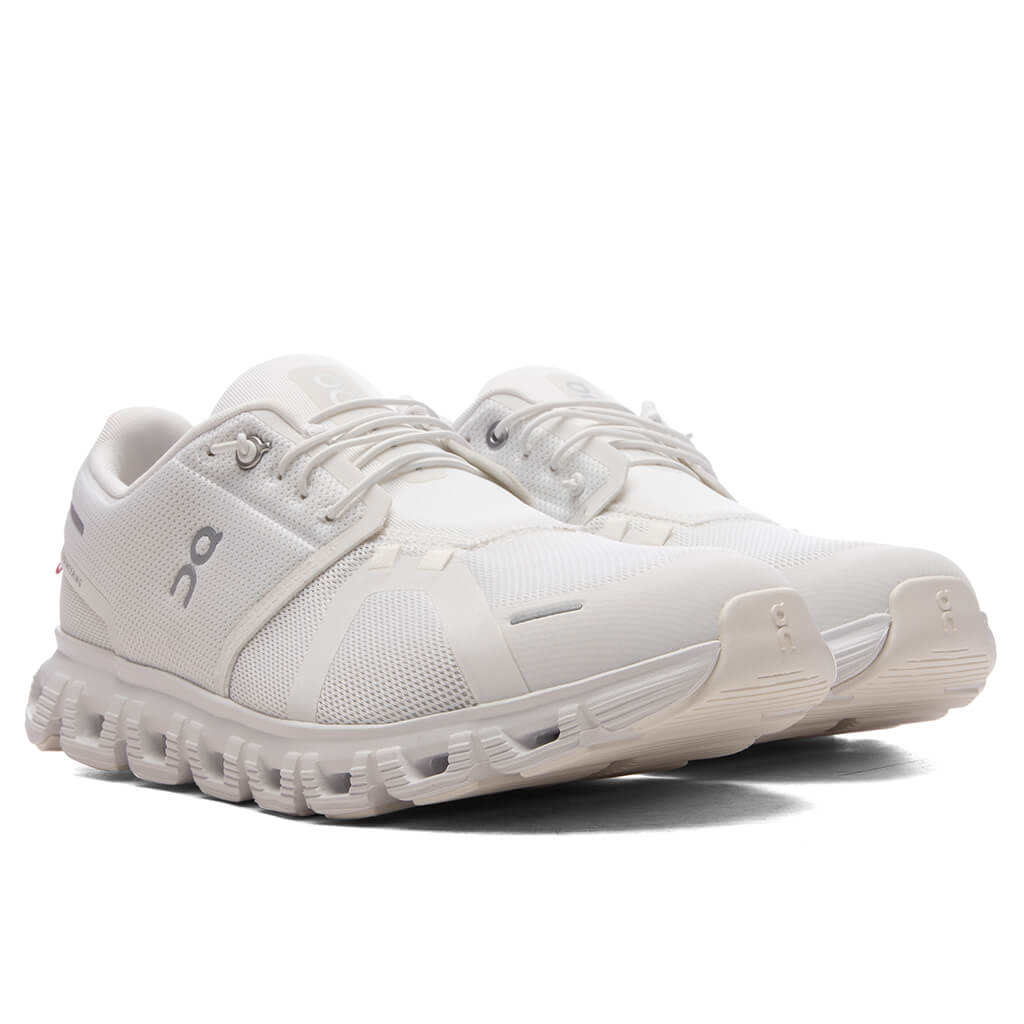 Men's On Cloud 6 in White/White, product view 2