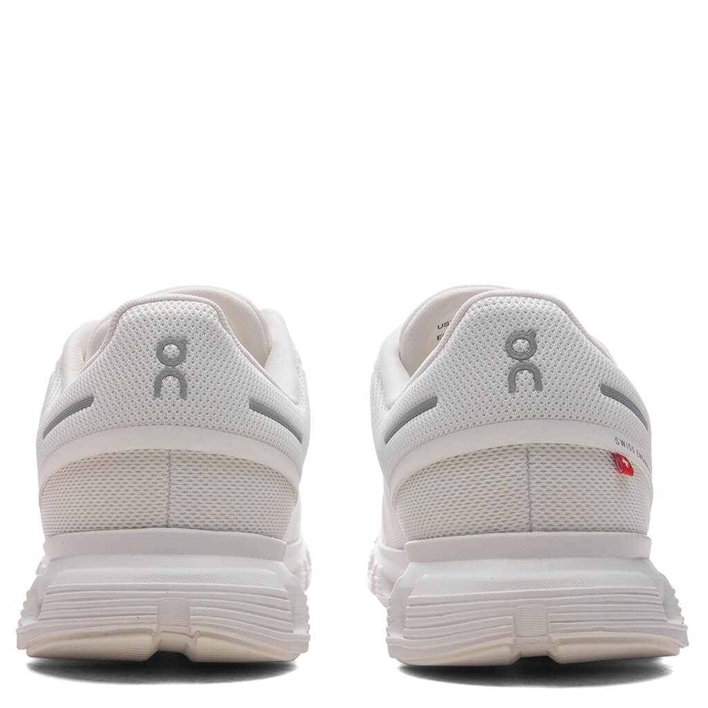 Men's On Cloud 6 in White/White, product view 4
