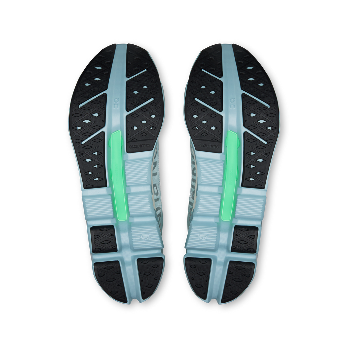 On Cloudflow 5 in Flurry/Wash men's running shoe top view