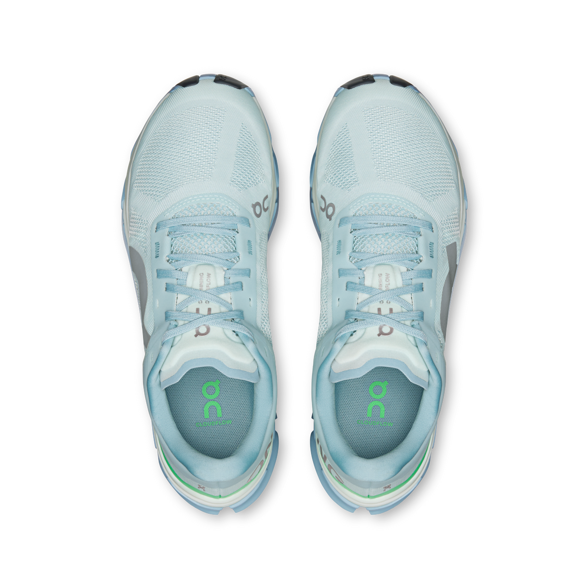 On Cloudflow 5 in Flurry/Wash women's running shoe medial view